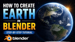 🌍 How to Create a Realistic Earth in Blender | Beginner Tutorial
