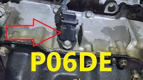 Causes and Fixes P06DE Code: Engine Oil Pressure Control Circuit Stuck On