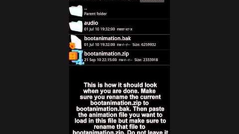 How to Load Custom Boot Animation on Droid