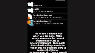 How to Load Custom Boot Animation on Droid