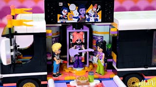 Pop Star Music Tour Bus, Paisleys Taking Her Show On The Road Lego Friends Build Review