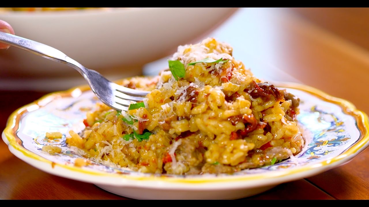 Steak and Sun Dried Tomato Risotto John Soules Foods YouTube