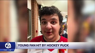 Teen hockey fan struck by puck at Port Huron game as city considers criminal charges