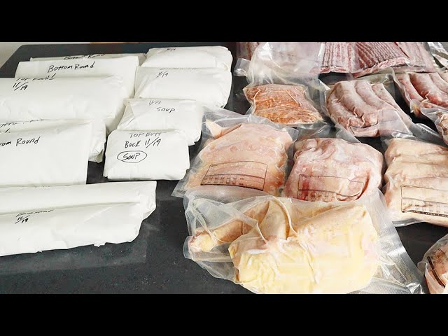 120 Pack Wild Game Bags for Freezer Storage 1lb - Meat Bags for Your