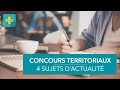 Fonction publique territoriale  thmes dactualit aux concours