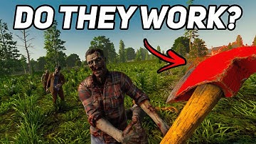 Zijn de bijlen bestand tegen normale wapens in mijn mod? (#2)