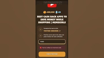 Best Cash Back Apps to Save Money While Shopping | MemeGirls | Memefi #memefi #shorts #airdrop