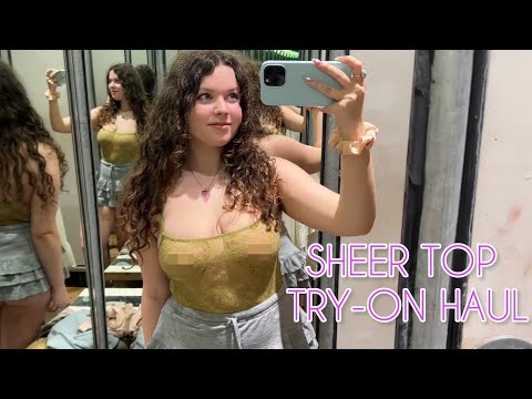 Transparent See-through & Sheer Clothing Try on Haul | Friskyfaerie