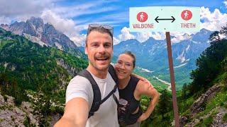 Hiking the Theth to Valbona Trail: Albanian Alps | Travel Vlog 🇦🇱