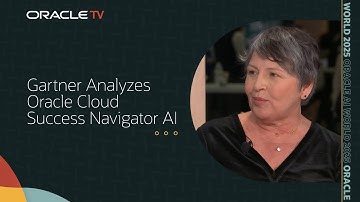 Oracle Cloud Success Navigator and AI Factory: Gartner