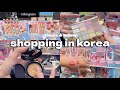 Shopping in korea vlog  new skincare  makeup haul at oliveyoung spring vibe 