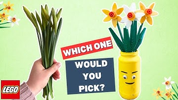 Lego Daffodils 40747 Spring Flowers | Speed Build Review + Vase Idea