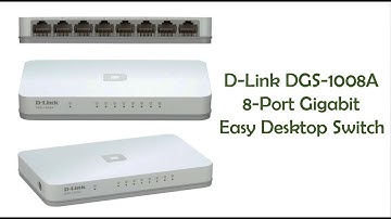 Dlink DGS 1008A Gigabit 8 Port Switch Review