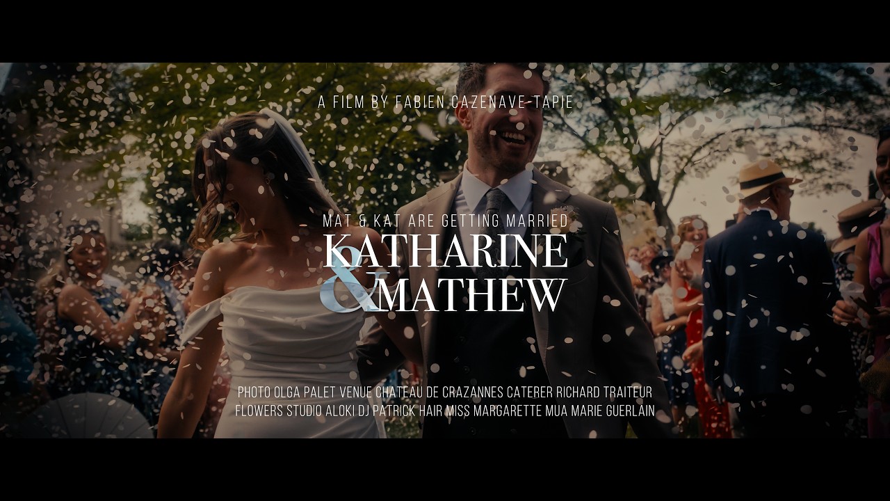 Cinematic wedding film at Chateau de Crazannes - Mat & Kat