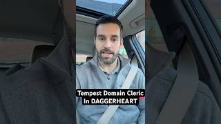 Tempest Domain Cleric in DAGGERHEART #daggerheart #dnd #dungeonsanddragons #ffxivttrpg #ttrpg