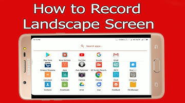 How to Record videos in landscape mode / Full screen in Android Mobile HD