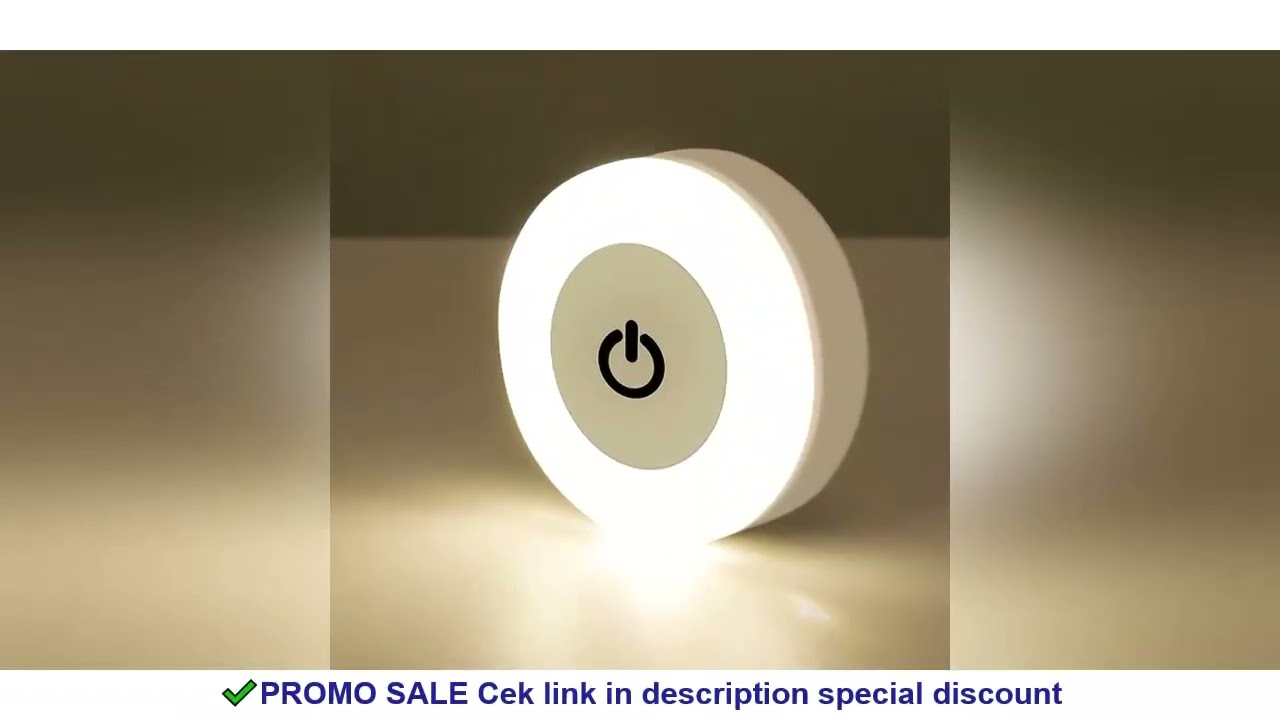 Energy Saving Led Touch Sensor Night Lights USB Rechargeable Magnetic Wall Light Room Aisle Bedroom