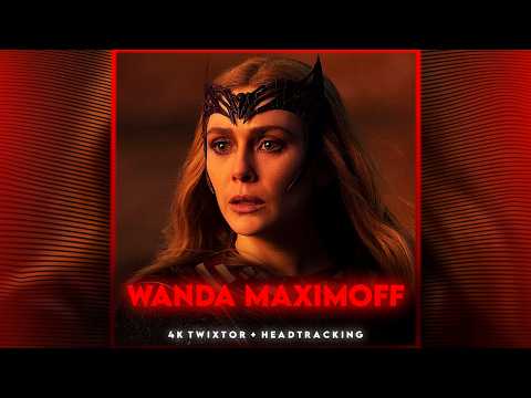 WANDA MAXIMOFF | 4K TWIXTOR + HEADTRACKING | FREE SCENEPACK