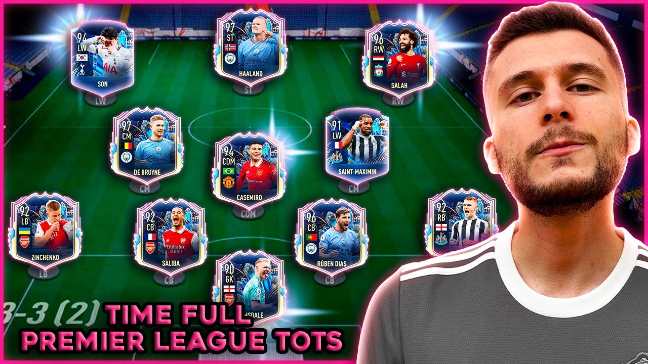 MONTEI UM TIME FULL TOTS DA PREMIER LEAGUE E JOGUEI A WL!! FIFA 23 - ULTIMATE TEAM