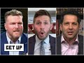 Pat McAfee gets FIRED UP defending Adam Schefter’s take on Aaron Rodgers | Get Up