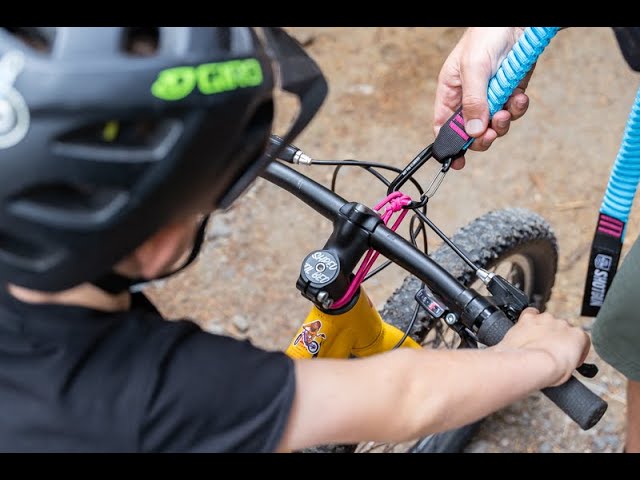 Abschleppseil Fahrrad Kinder Tow Rope mit Fahrrad Rahmentasche