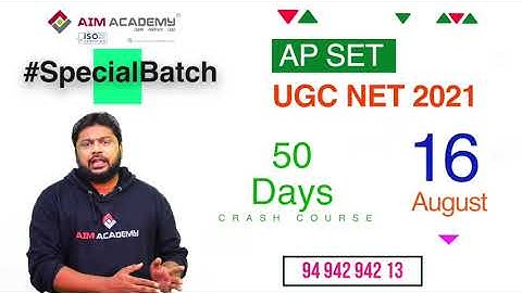 SET/NET 2021 Paper-1 | 50 Days Crash Course