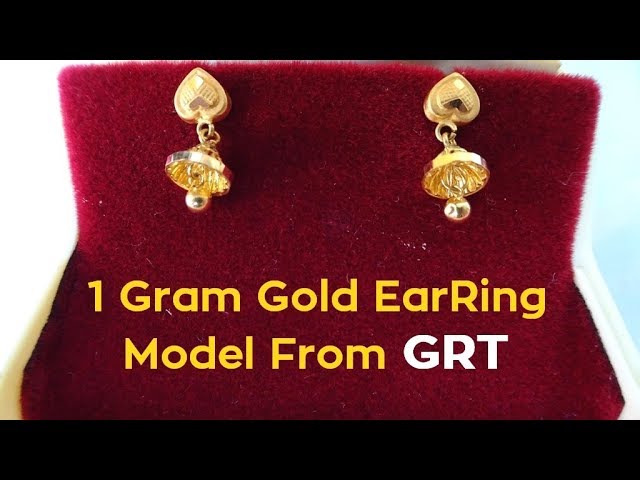 Buy Wonderful Floral Gold Earrings |GRT Jewellers