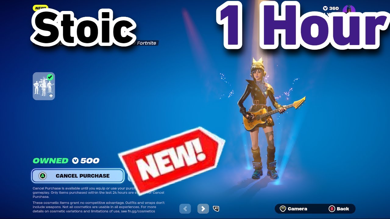 Fortnite Stoic Emote (1 Hour Version) From Imagine Dragons YouTube