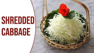 Bí quyết làm rau bắp cải giòn ngọt kiểu Nhật (The Japanese secret to making fluffy shredded cabbage)