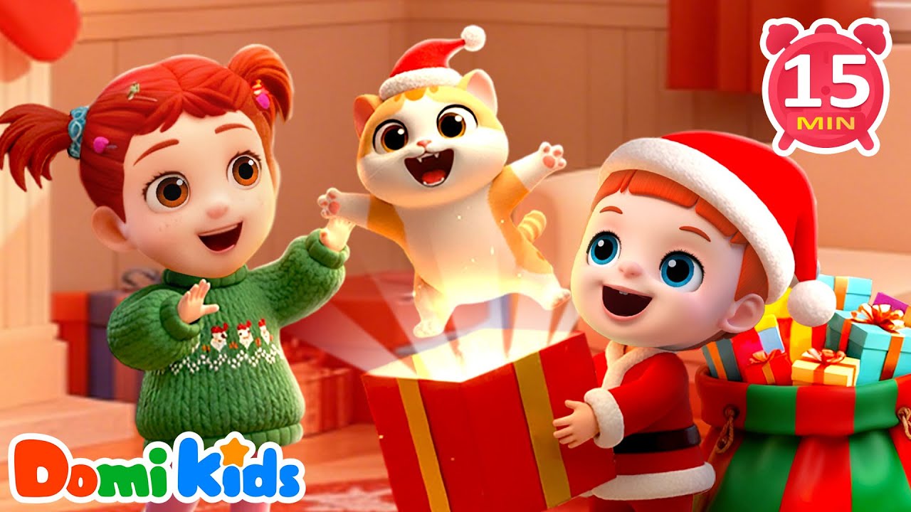 Christmas Fun with the Cat Song🎄 More Animal Songs | Sing & Play with Nursery Rhymes | Animal Party