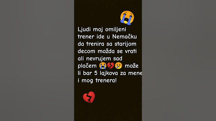 da li volite svog trenera?😭💔😢
