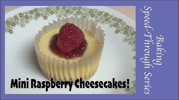 Mini Raspberry Cheesecakes! | Baking SPEED-THROUGH Series