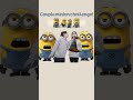Couple minion challenge 🤣 #shorts #minions #animeirl #kawaii #couple #funny