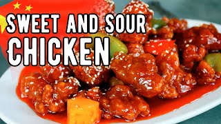 Chicken with Vegetables in Sweet and Sour Sauce