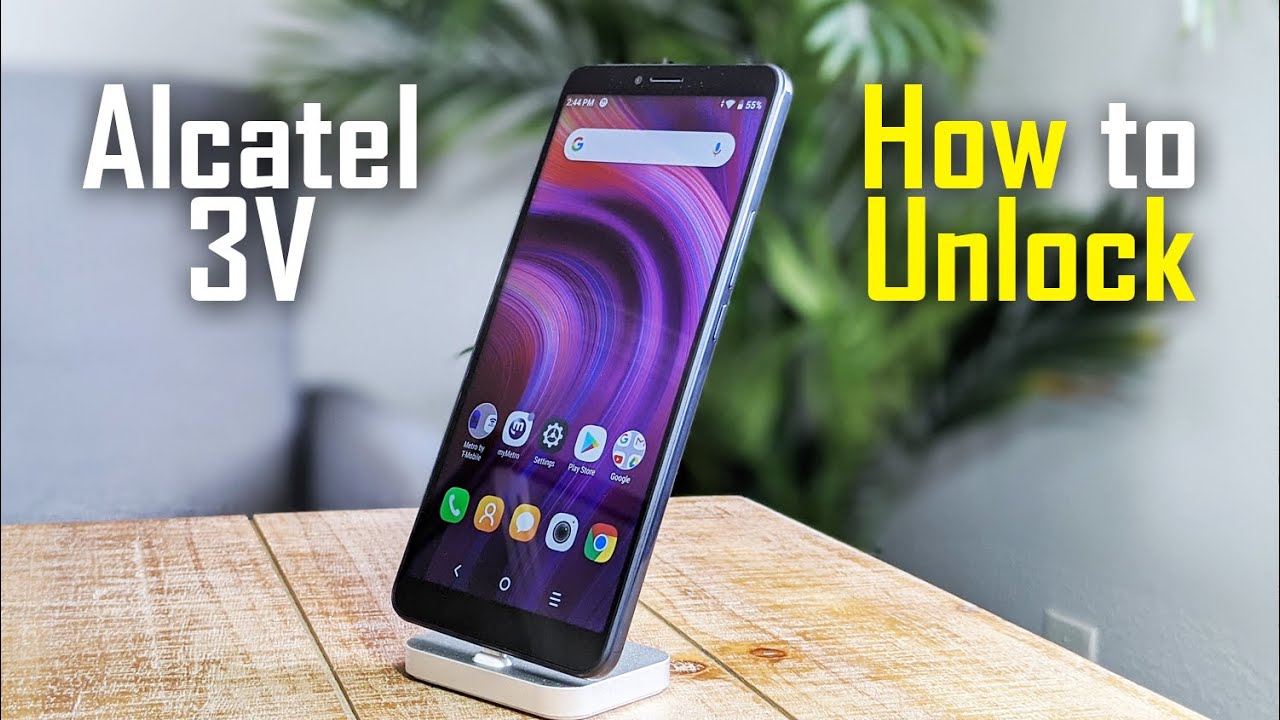 How To Unlock Alcatel 3v Youtube