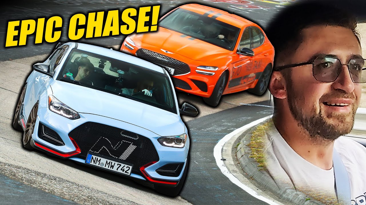EPIC: Hyundai Veloster N x Genesis G70 Nürburgring Taxi