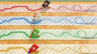 YOSHI Party Superstars [HARDEST DIFFICULTY] *Coin Battle - Bro vs Sis!!* (All Yoshis)