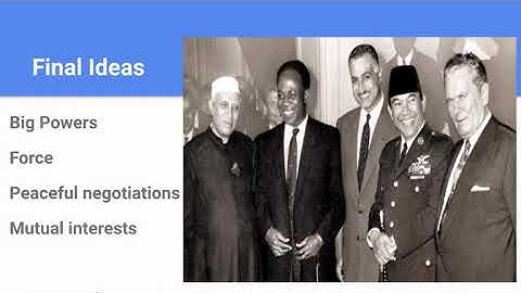 The Non Aligned Movement