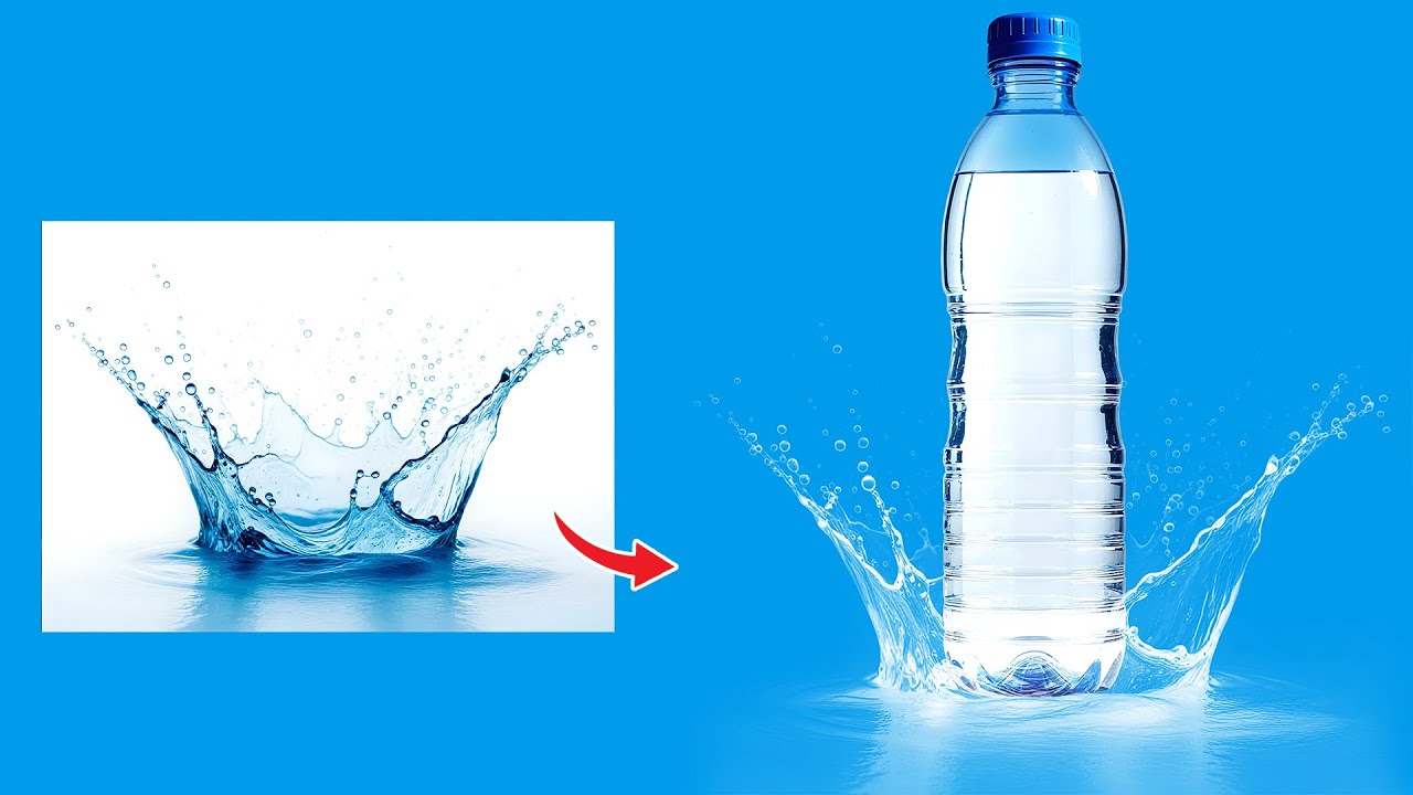 How Make Water Transparent in adobe Photoshop - YouTube