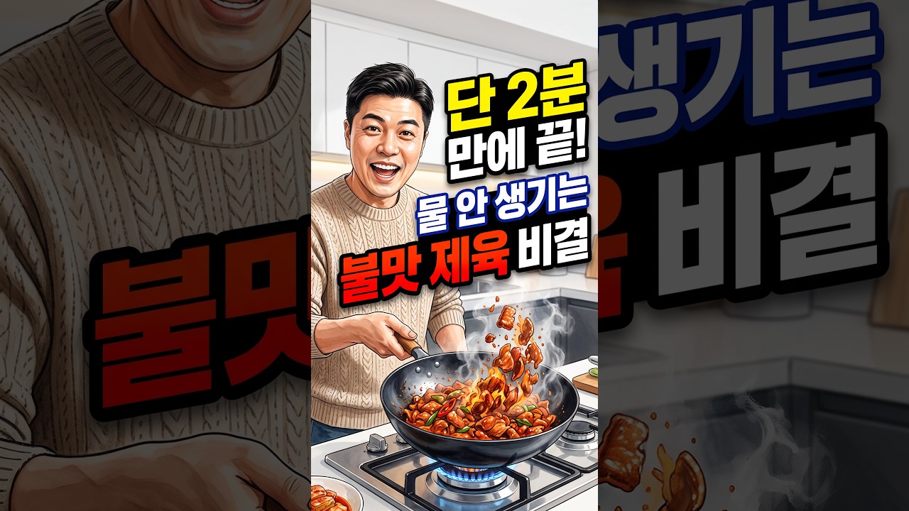 제육볶음 물이 흥건하다면? 양념 전에 '이것' 한 스푼! — 생활대통령 레시피 썸네일