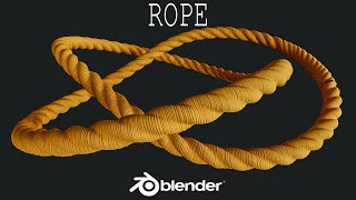 create rope in blender in 1 mininute ( blender lazy tutorial )
