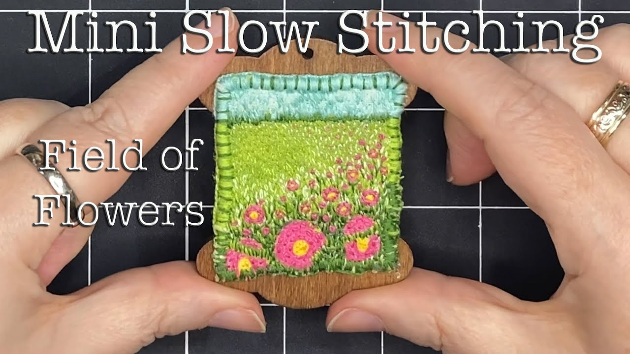 How I Slow Stitch Using Randomly Selected Fabric Scraps And Threads -  Intuitive Hand Stitching 