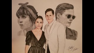 Drawing Alida Morberg & Bill Skarsgard