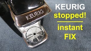 How to Fix ● KEURIG Coffee Maker that Stopped or Slow Brewing