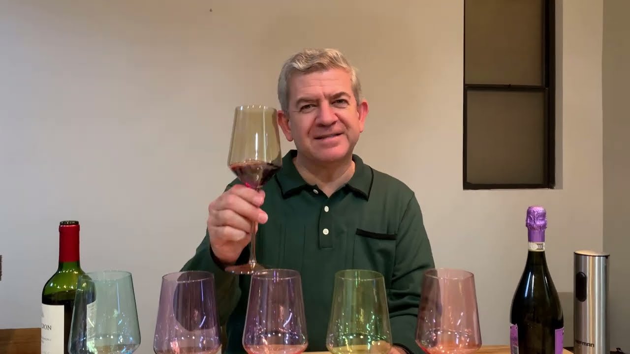 ⭕🔥⭕ Colored Wine Glasses Set Of 6-15oz Unboxing and Review! ✅  