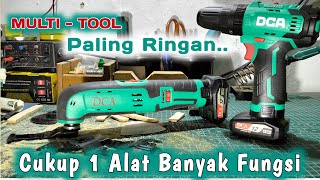 Review Unboxing DCA CORDLESS MULTI -TOOL ADMD12 OSCILATING | Mesin Multifungsi