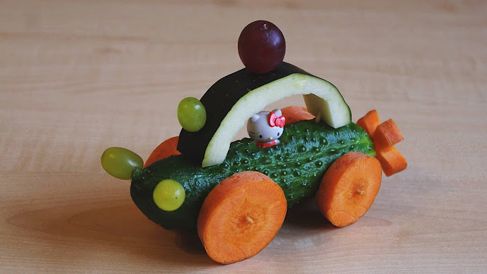 Поделки из овощей и фруктов (160 фото)