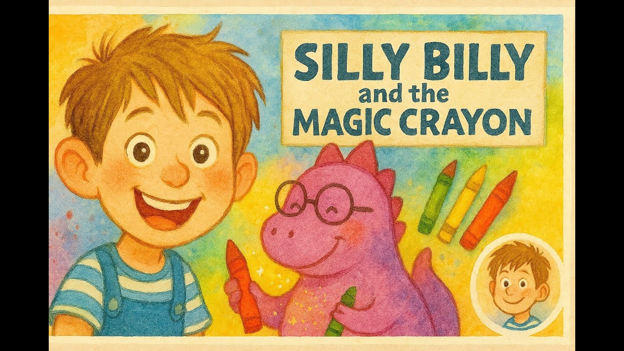 Silly Billy and the Magic Crayon! | A Hilarious Picture Book Adventure ...
