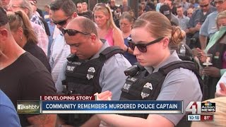 Memorial held for Capt. Dave Melton