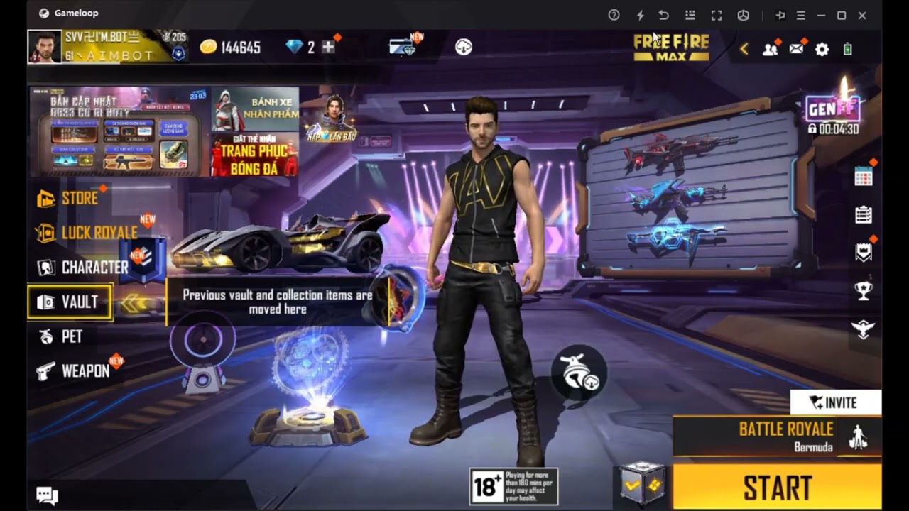 C ch T t Chu t Gi L p Gameloop Free Fire Ob33 YouTube